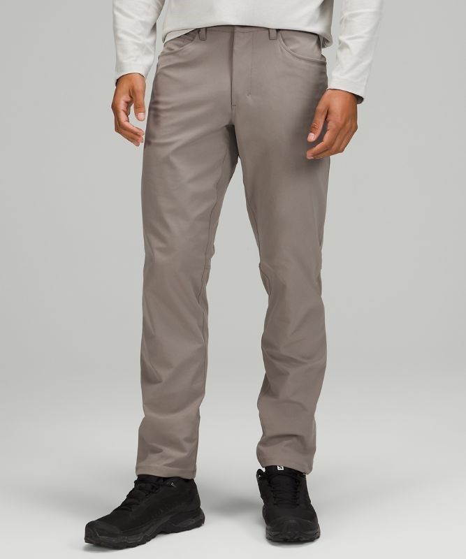Lululemon ABC Classic-Fit Pant 37 Warpstreme Byxor Herr Mörkgrå | NRTC-53049