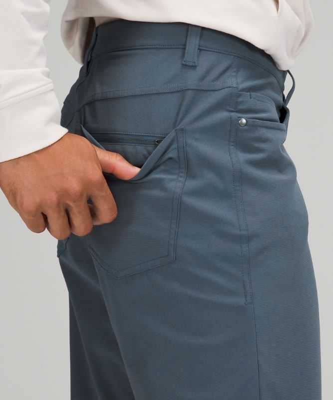 Lululemon ABC Classic-Fit Pant 37 Warpstreme Byxor Herr Blå | VLQK-08127