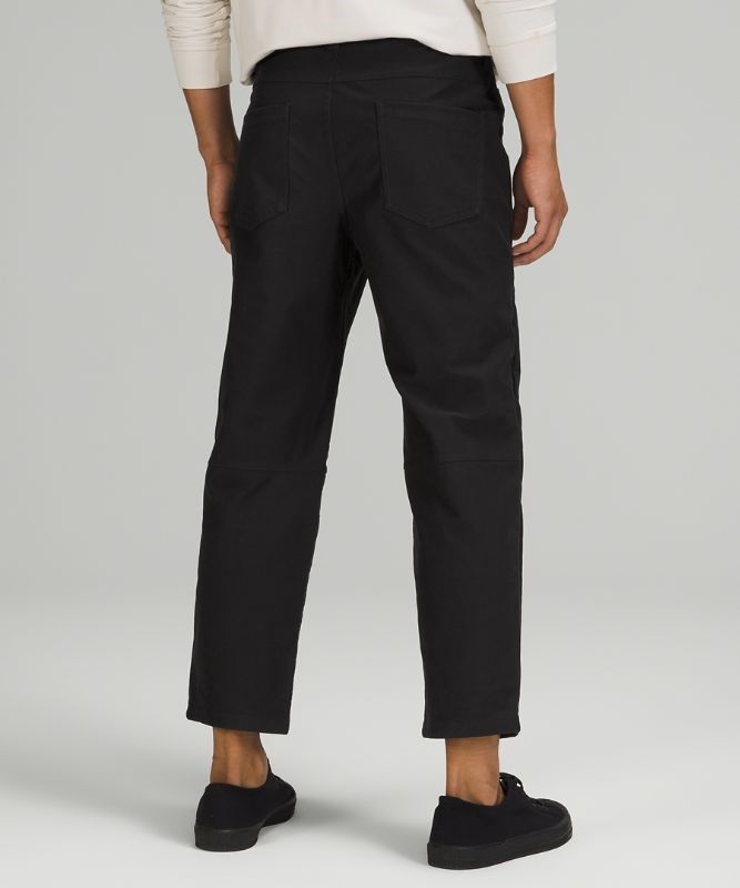 Lululemon ABC Crop Pant Relaxed Byxor Herr Svarta | IWUC-45068