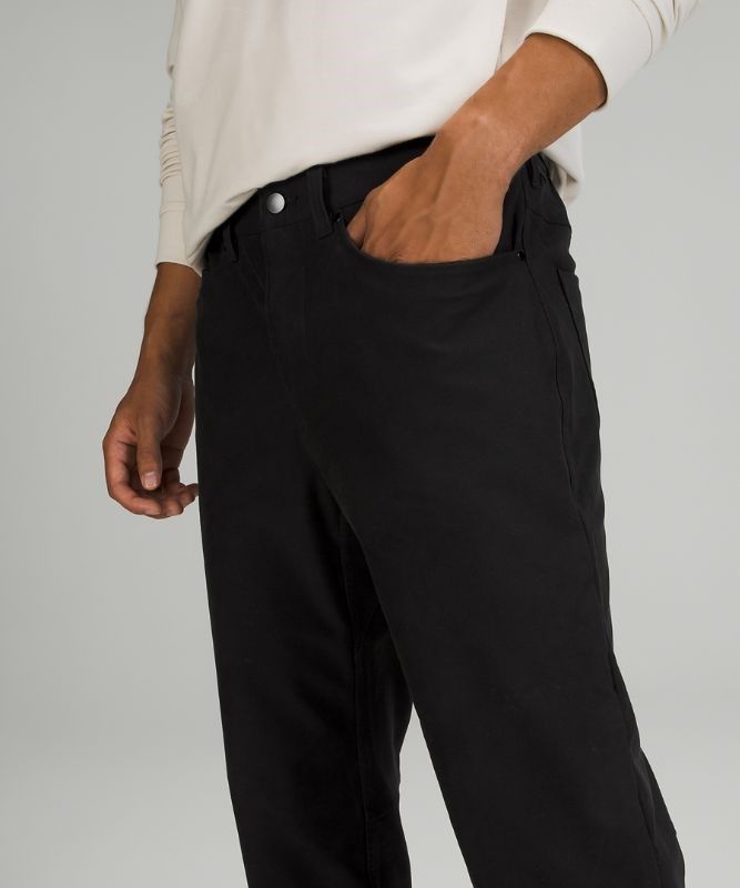 Lululemon ABC Crop Pant Relaxed Byxor Herr Svarta | IWUC-45068