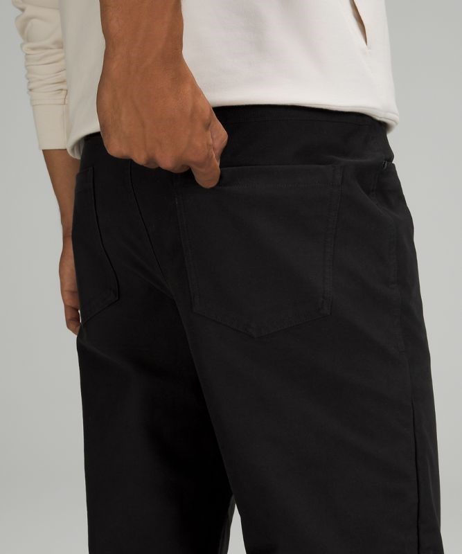 Lululemon ABC Crop Pant Relaxed Byxor Herr Svarta | IWUC-45068