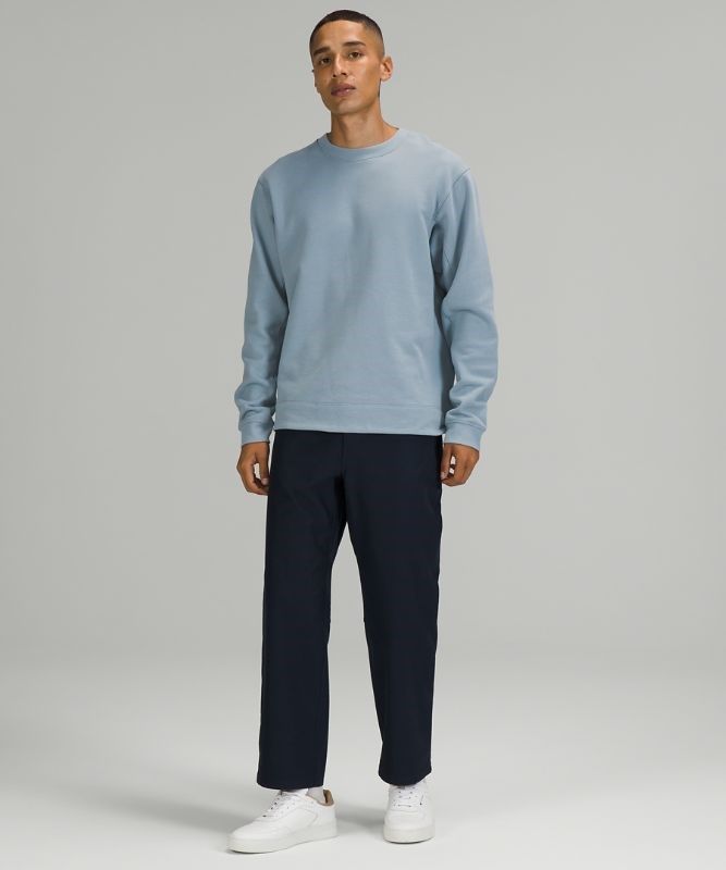 Lululemon ABC Crop Pant Relaxed Byxor Herr Marinblå | GXQJ-79358