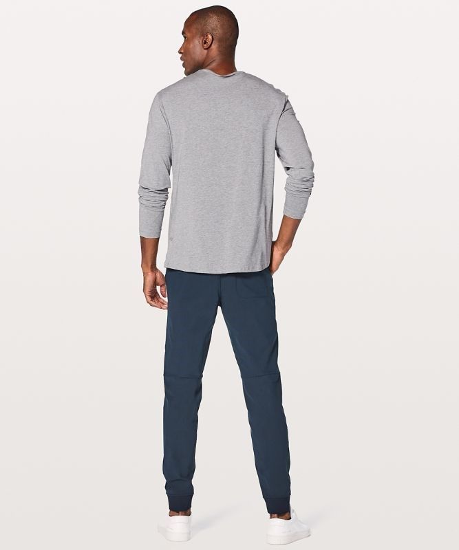 Lululemon ABC Jogger 30 Warpstreme Byxor Herr Marinblå | QKZD-49106
