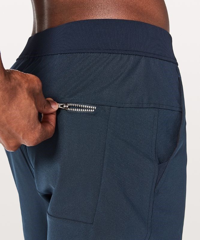 Lululemon ABC Jogger 30 Warpstreme Byxor Herr Marinblå | QKZD-49106