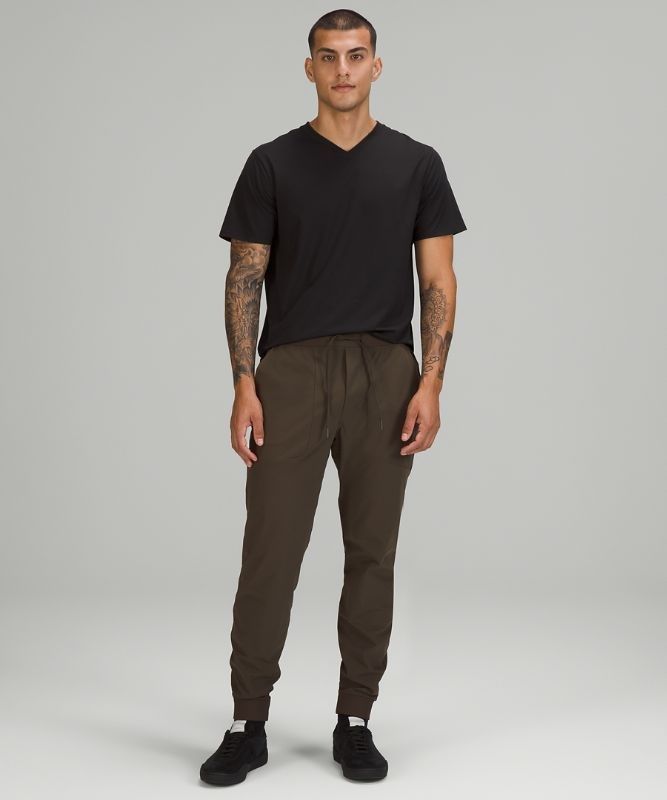 Lululemon ABC Jogger 30 Warpstreme Byxor Herr Mörkolivgröna | BLYW-63721
