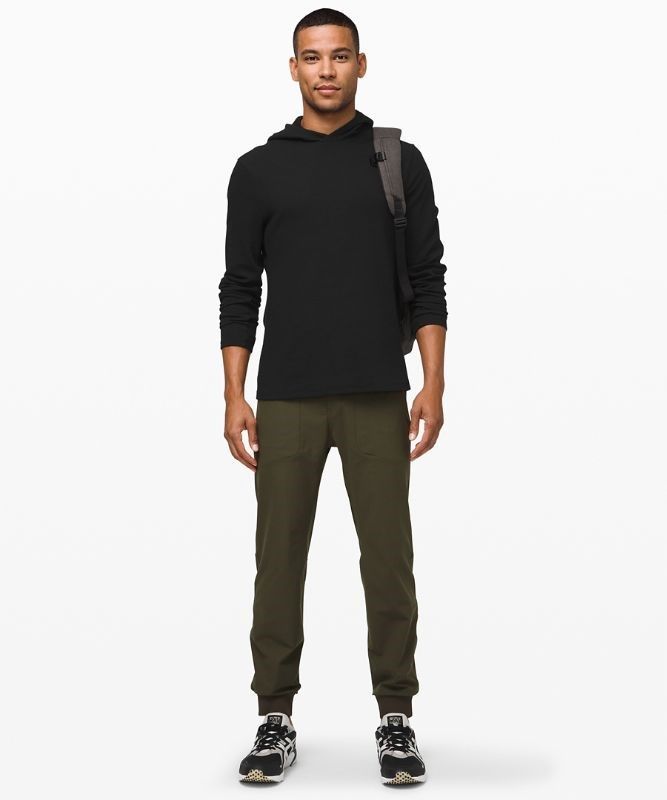 Lululemon ABC Jogger Tall Warpstreme Byxor Herr Mörkolivgröna | OVGM-64132