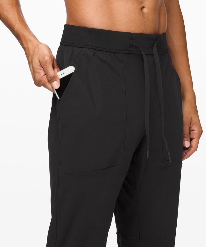 Lululemon ABC Jogger Tall Warpstreme Byxor Herr Svarta | FXYN-52780