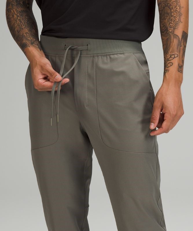 Lululemon ABC Jogger Tall Warpstreme Byxor Herr Grå Olivgröna | FRPX-58264