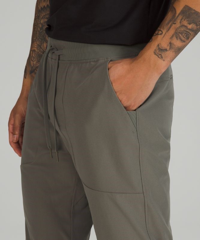 Lululemon ABC Jogger Tall Warpstreme Byxor Herr Grå Olivgröna | FRPX-58264