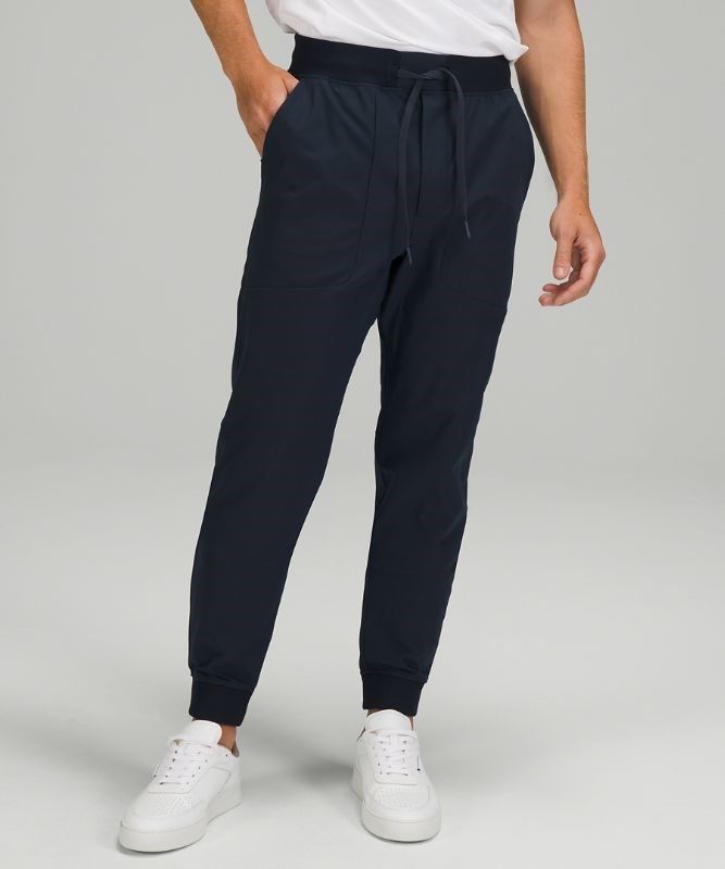 Lululemon ABC Jogger Tall Warpstreme Byxor Herr Marinblå | ATEJ-27541