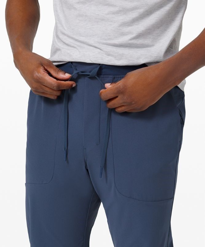 Lululemon ABC Jogger Tall Warpstreme Byxor Herr Blå | VAEN-03591