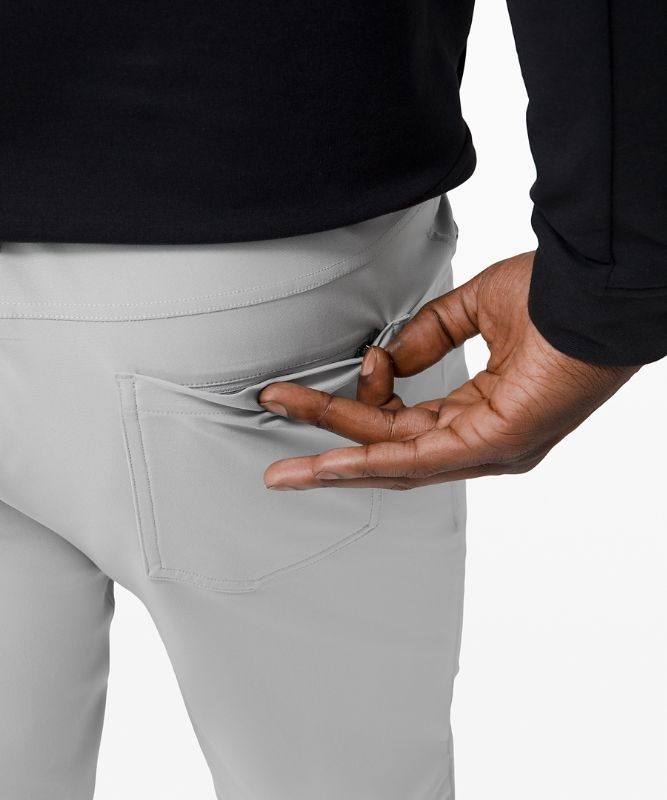 Lululemon ABC Pant Classic 30L Byxor Herr Silver | CLYI-25941