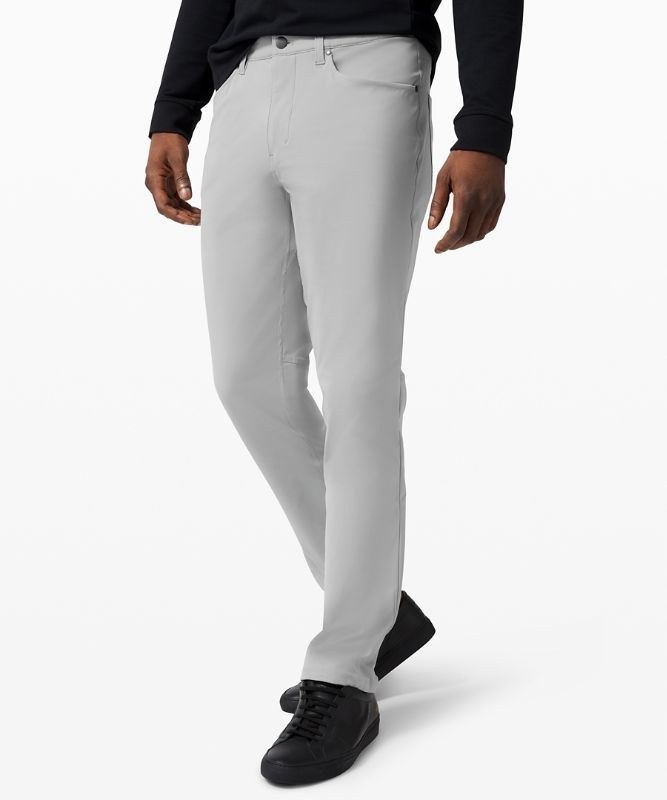 Lululemon ABC Pant Classic 30L Byxor Herr Silver | CLYI-25941