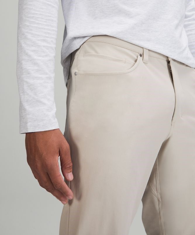 Lululemon ABC Pant Classic 34L Byxor Herr Beige | CJSM-74580