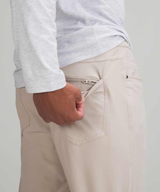 Lululemon ABC Pant Classic 34L Byxor Herr Beige | CJSM-74580