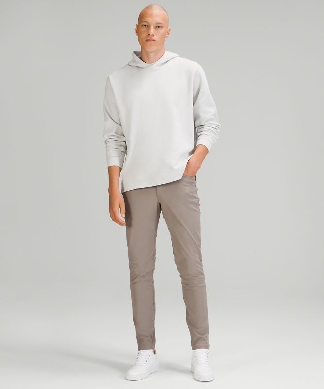 Lululemon ABC Pant Slim 28 Warpstreme Byxor Herr Mörkgrå | QZTA-25180
