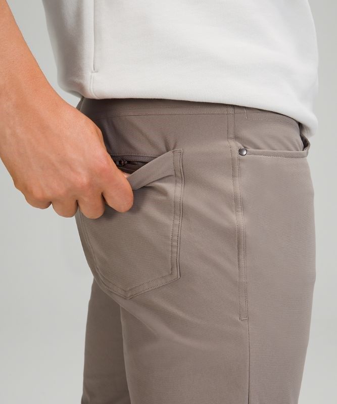 Lululemon ABC Pant Slim 28 Warpstreme Byxor Herr Mörkgrå | QZTA-25180