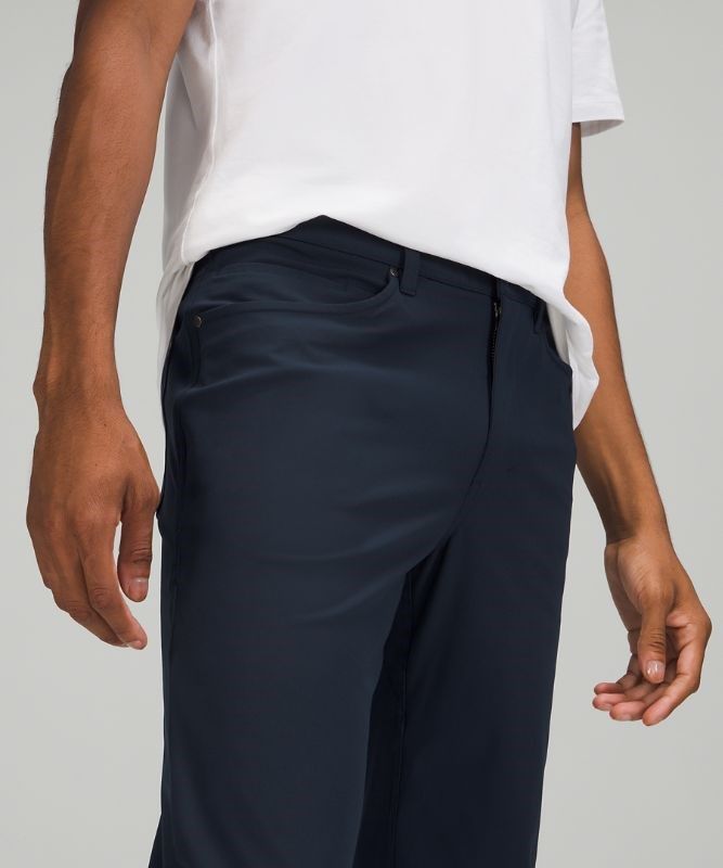 Lululemon ABC Pant Slim 28 Warpstreme Byxor Herr Marinblå | HIYW-16742