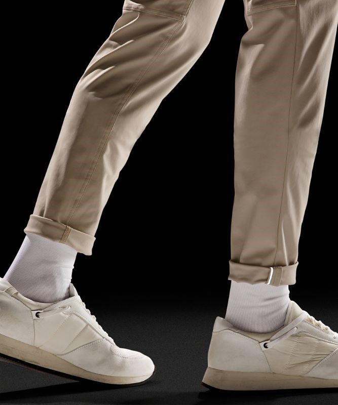 Lululemon ABC Pant Slim 28 Warpstreme Byxor Herr Silverstone | UYKJ-25083