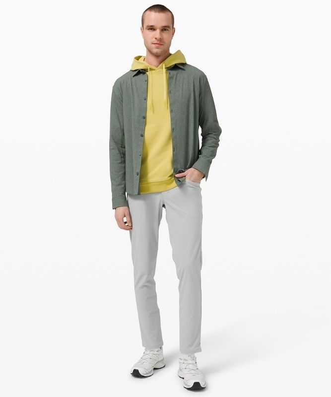 Lululemon ABC Pant Slim 28 Warpstreme Byxor Herr Silver | UBTC-95230