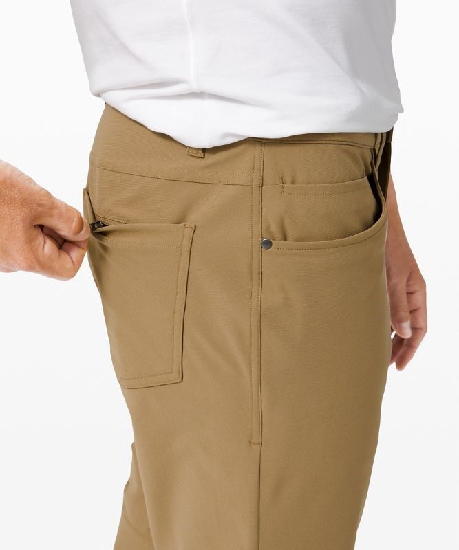Lululemon ABC Pant Slim 28 Warpstreme Byxor Herr Artifact | SWCZ-58923