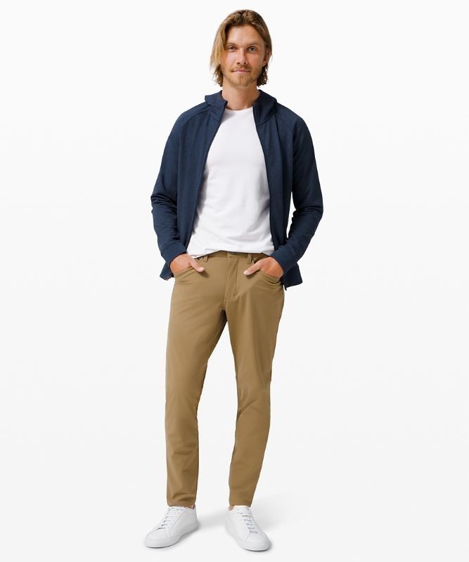 Lululemon ABC Pant Slim 28 Warpstreme Byxor Herr Artifact | SWCZ-58923