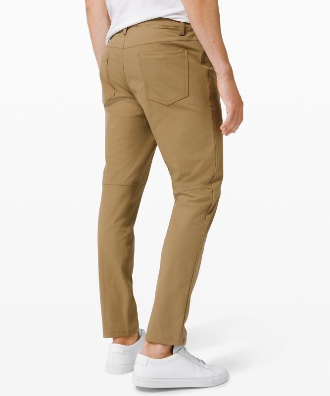 Lululemon ABC Pant Slim 28 Warpstreme Byxor Herr Artifact | SWCZ-58923