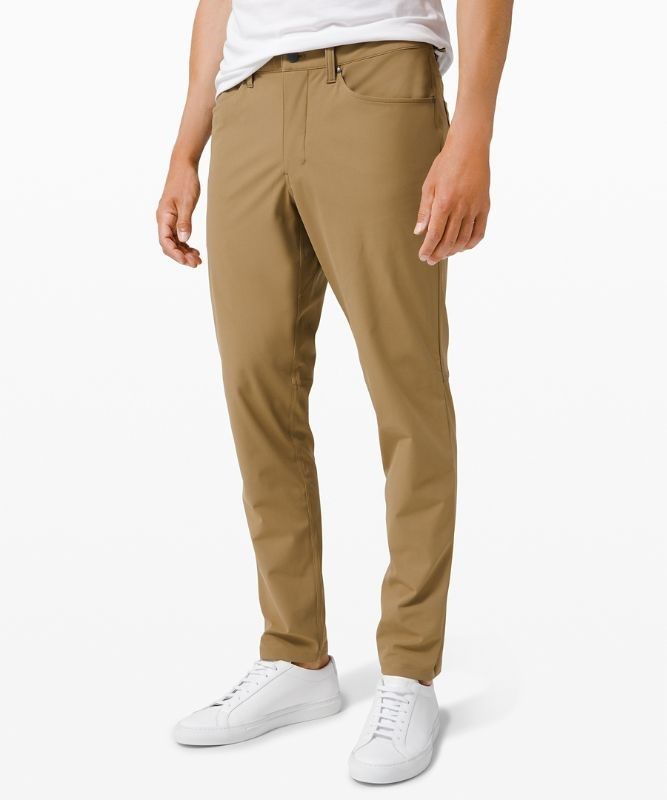 Lululemon ABC Pant Slim 28 Warpstreme Byxor Herr Artifact | SWCZ-58923