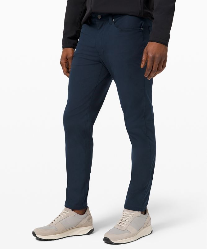 Lululemon ABC Pant Slim 30L Byxor Herr Marinblå | YDFE-61243