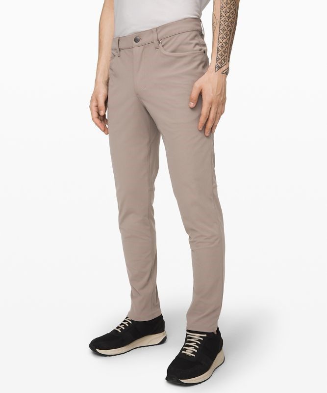 Lululemon ABC Pant Slim 30L Byxor Herr Mörkgrå | EKDS-03914