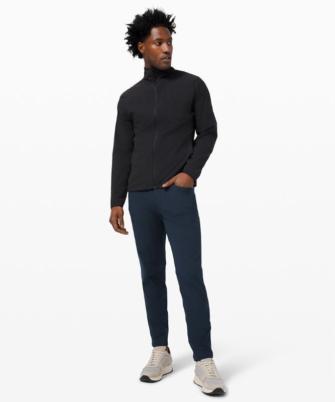 Lululemon ABC Pant Slim 32 Warpstreme Byxor Herr Marinblå | POMV-58921