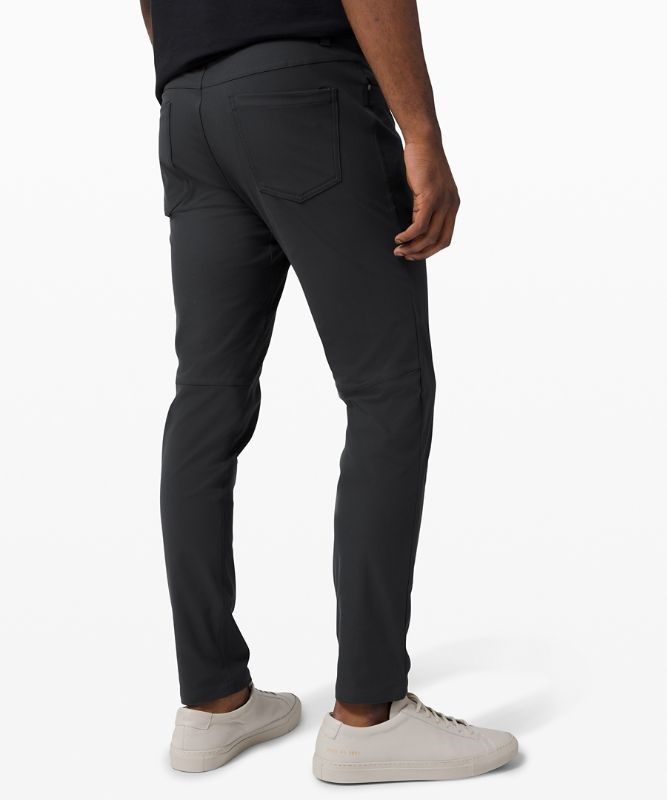 Lululemon ABC Pant Slim 32 Warpstreme Byxor Herr Obsidian | ACRZ-64789