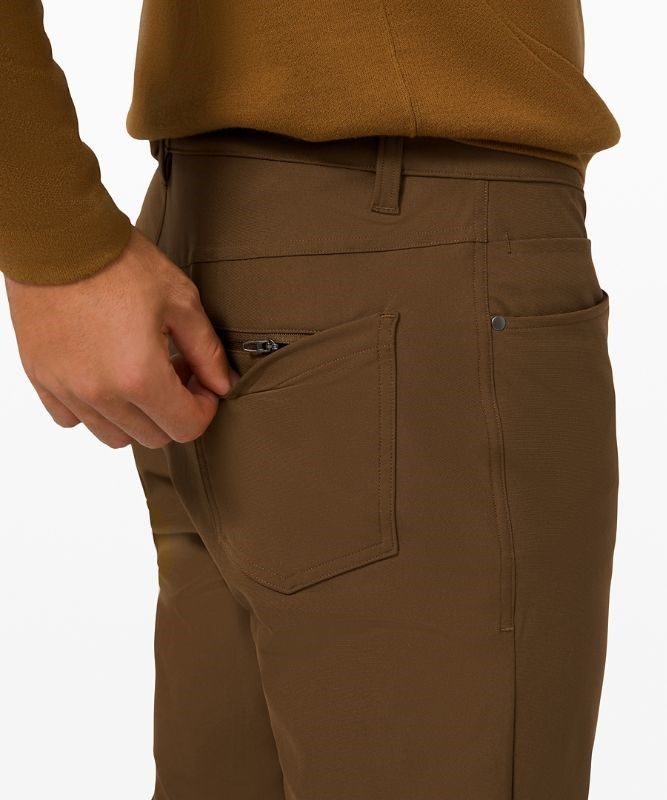 Lululemon ABC Pant Slim 32 Warpstreme Byxor Herr Mörk | WXNC-04827