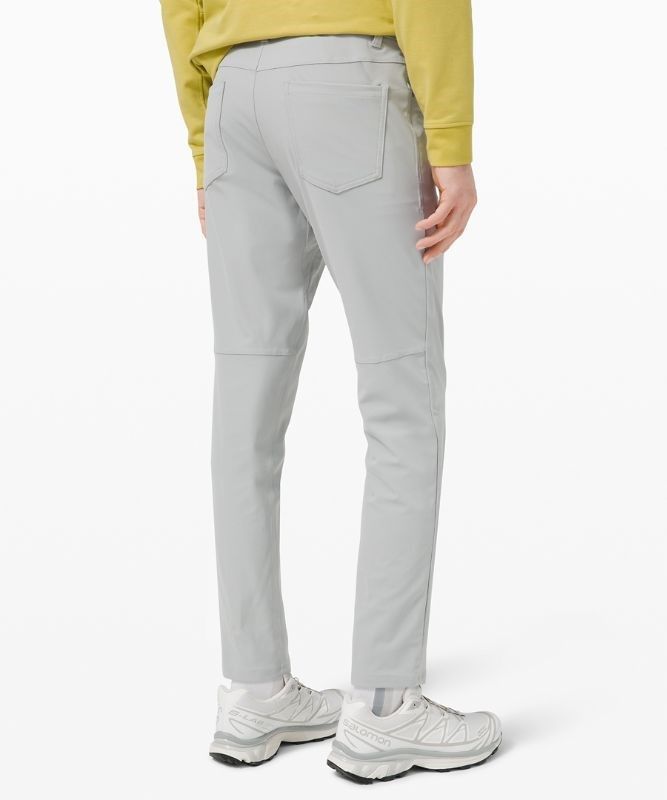 Lululemon ABC Pant Slim 32 Warpstreme Byxor Herr Silver | WCXB-72901