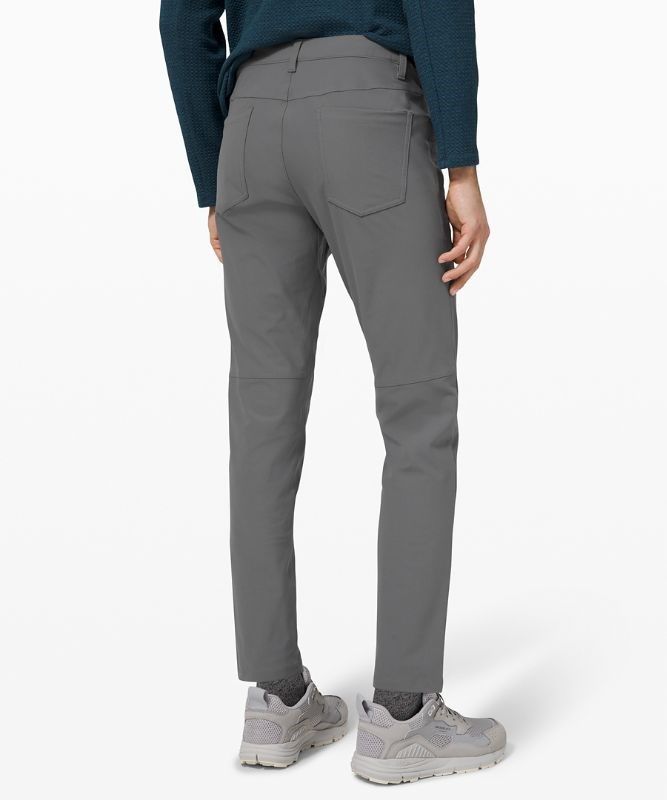 Lululemon ABC Pant Slim 32 Warpstreme Byxor Herr Grå | TZCR-78631