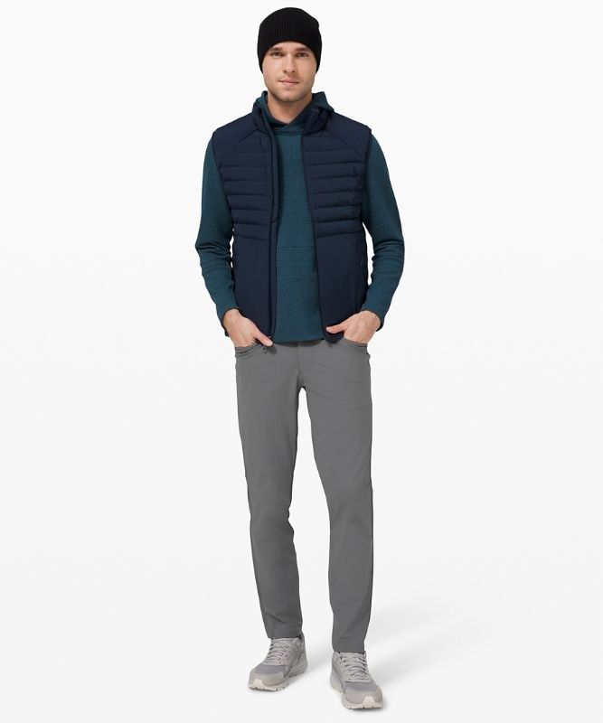 Lululemon ABC Pant Slim 32 Warpstreme Byxor Herr Grå | TZCR-78631
