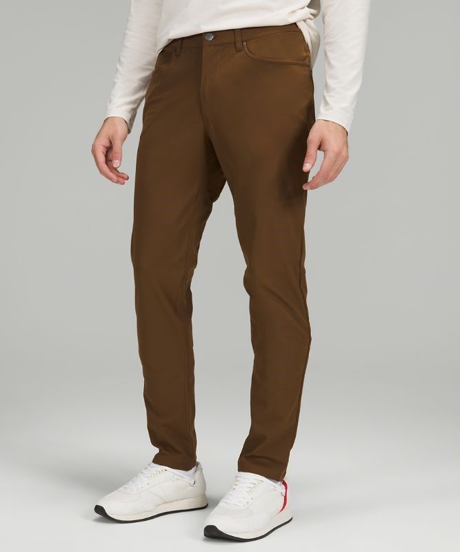 Lululemon ABC Pant Slim 34L Byxor Herr Mörk | LJNH-54320