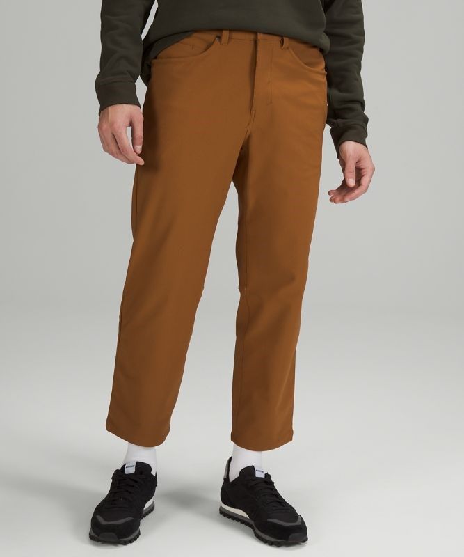 Lululemon ABC Relaxed-Fit Crop Pant Cord Byxor Herr Koppar Bruna | AMSU-16587