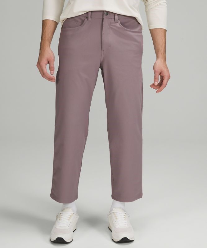 Lululemon ABC Relaxed-Fit Crop Pant Cord Byxor Herr Lunar Rock | URMJ-10827