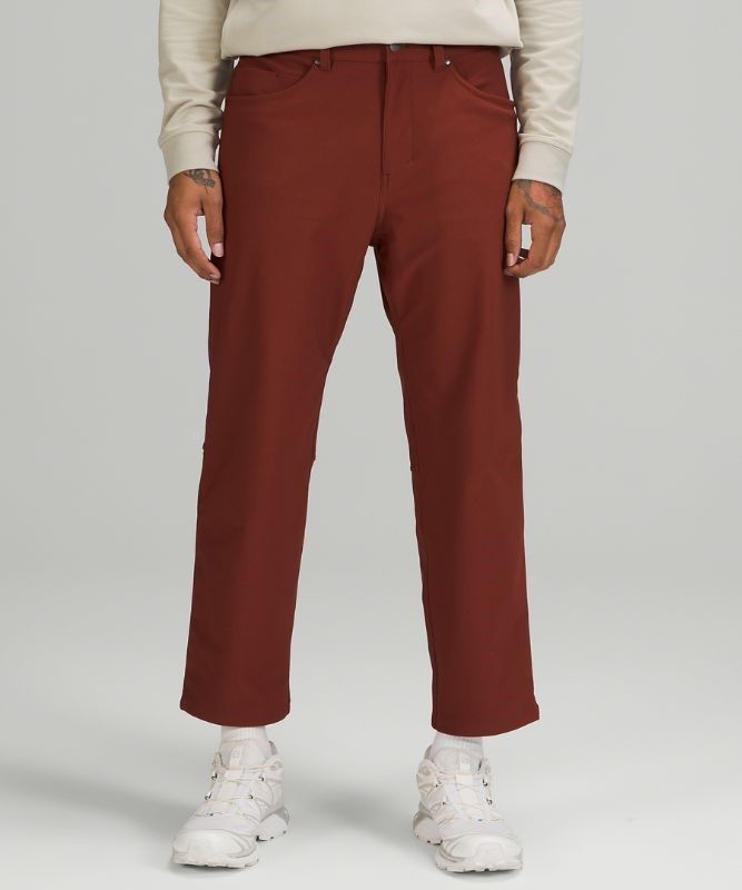 Lululemon ABC Relaxed-Fit Crop Pant Cord Byxor Herr Bruna | ZHRD-78205
