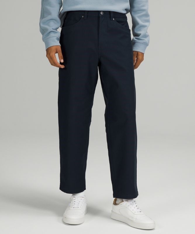 Lululemon ABC Relaxed-Fit Crop Pant Utilitech Byxor Herr Marinblå | BTCS-35798