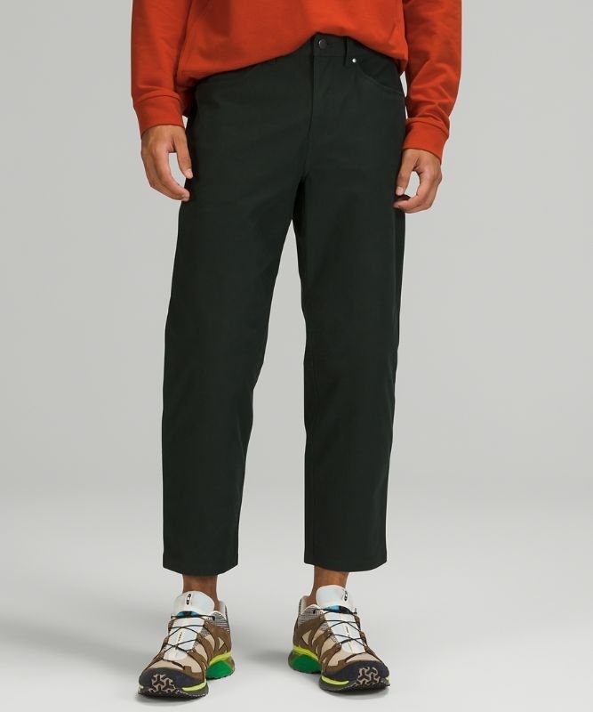 Lululemon ABC Relaxed-Fit Crop Pant Utilitech Byxor Herr Gröna | WVFH-32617