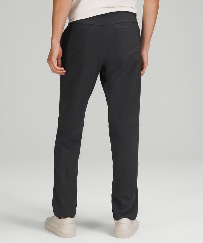 Lululemon ABC Relaxed-Fit Pant 34 Warpstreme Byxor Herr Obsidian | MCXU-89602