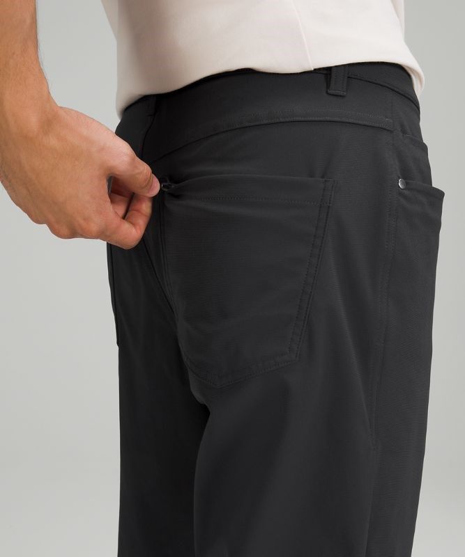 Lululemon ABC Relaxed-Fit Pant 34 Warpstreme Byxor Herr Obsidian | MCXU-89602