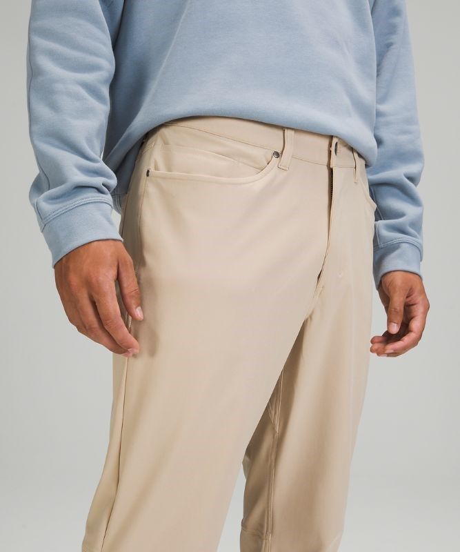 Lululemon ABC Relaxed-Fit Pant 34 Warpstreme Byxor Herr Trench | DQKN-86042