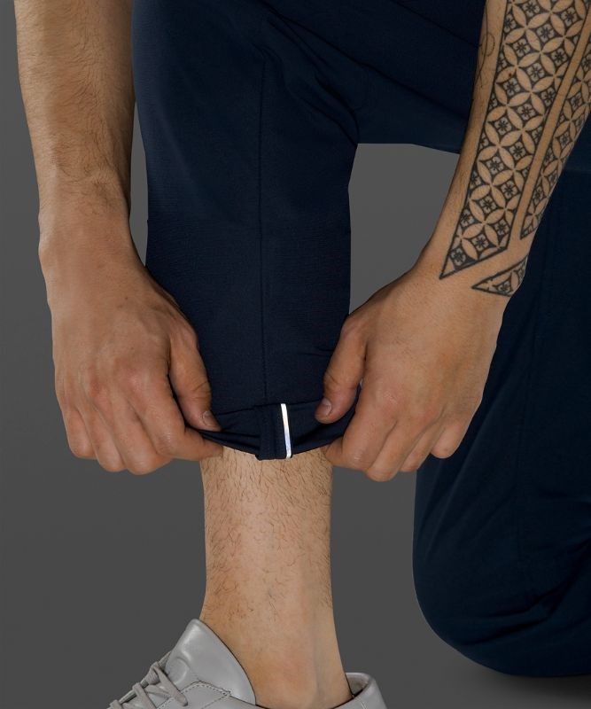 Lululemon ABC Relaxed-Fit Pant 34 Warpstreme Byxor Herr Marinblå | VCIL-07261