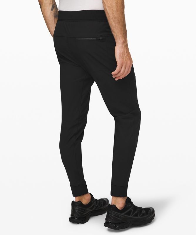 Lululemon ABC Skinny-Fit Jogger Warpstreme Byxor Herr Svarta | GZOB-87391