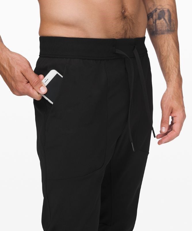 Lululemon ABC Skinny-Fit Jogger Warpstreme Byxor Herr Svarta | GZOB-87391