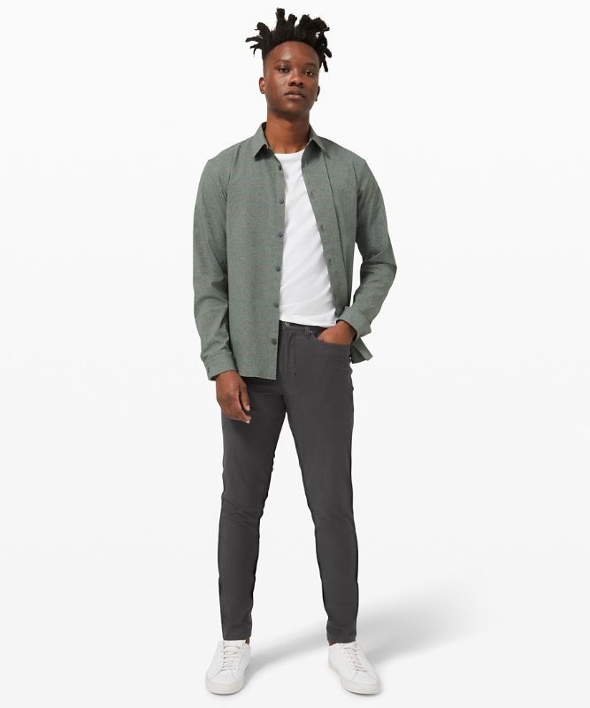 Lululemon ABC Skinny-Fit Pant 32 Utilitech Byxor Herr Mörkgrå | GPMN-97613