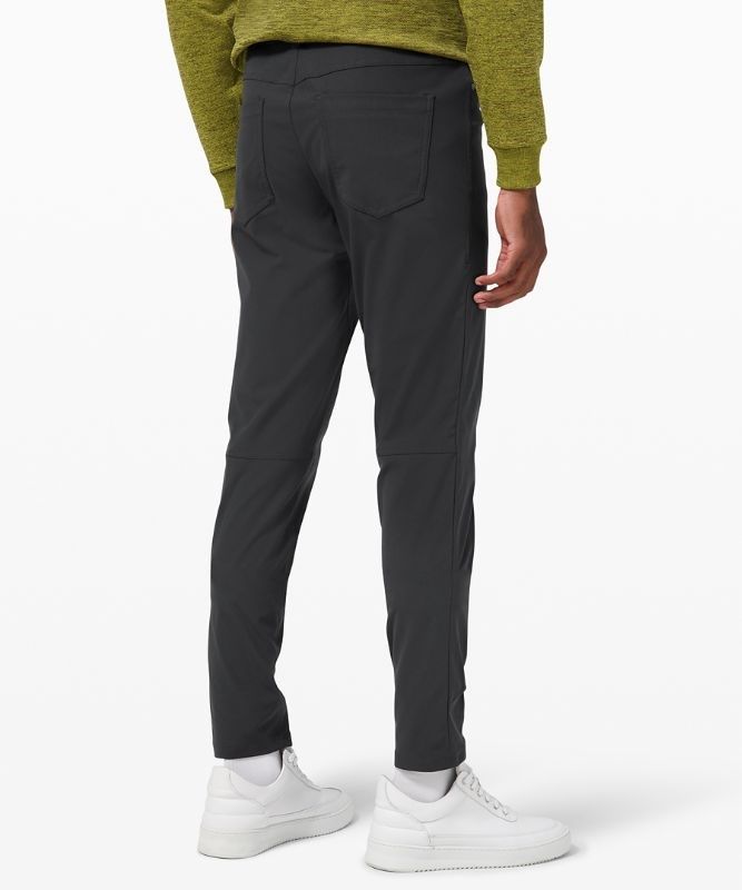 Lululemon ABC Skinny-Fit Pant 34 Warpstreme Byxor Herr Obsidian | TQPF-09631